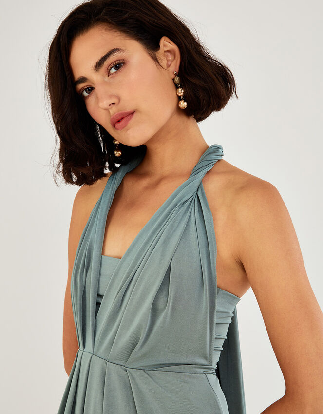 Twist Me Tie Me Maxi Dress, Green (SAGE), large