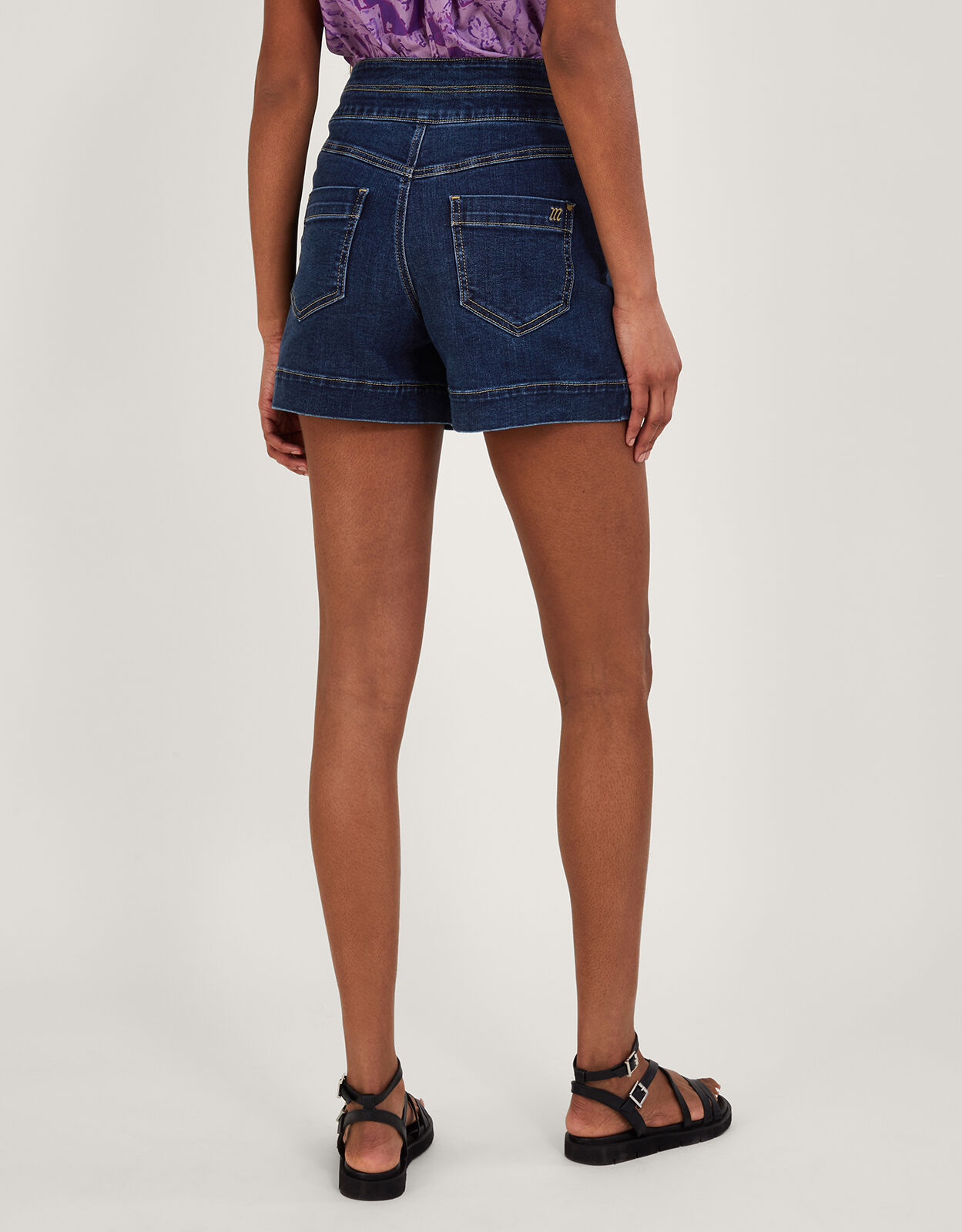 Cotton store denim shorts