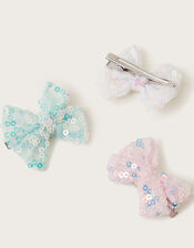 3-Pack Sequin Hair Bows, , large