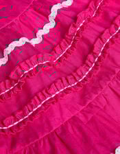 Frilly Ric Rac Sundress, Pink (PINK), large