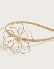 Layer Flower Wire Headband, , large