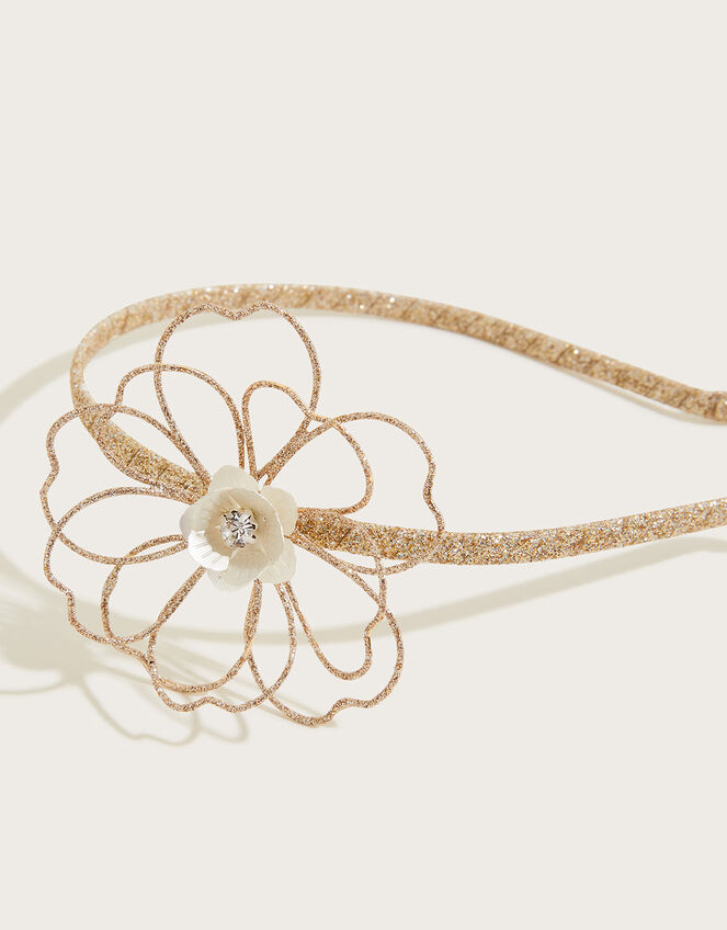 Layer Flower Wire Headband, , large