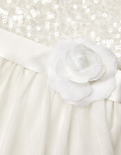 Sequin Truth Bridesmaid Dress, Ivory (IVORY), large