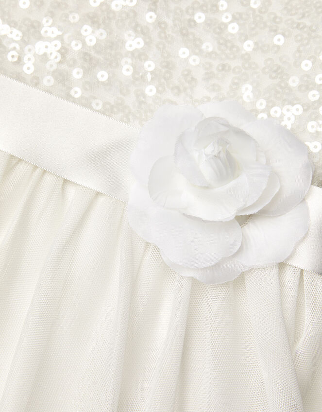 Sequin Truth Bridesmaid Dress, Ivory (IVORY), large