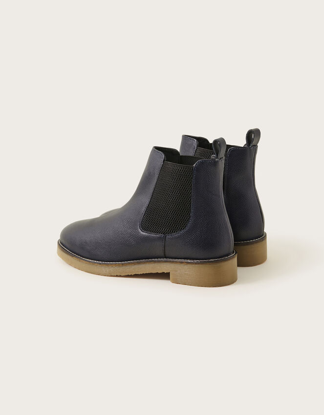 Chiswick Leather Chelsea Boots, Blue (NAVY), large
