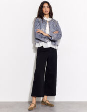 East Quilted Velvet Jacket, Grey (GREY), large