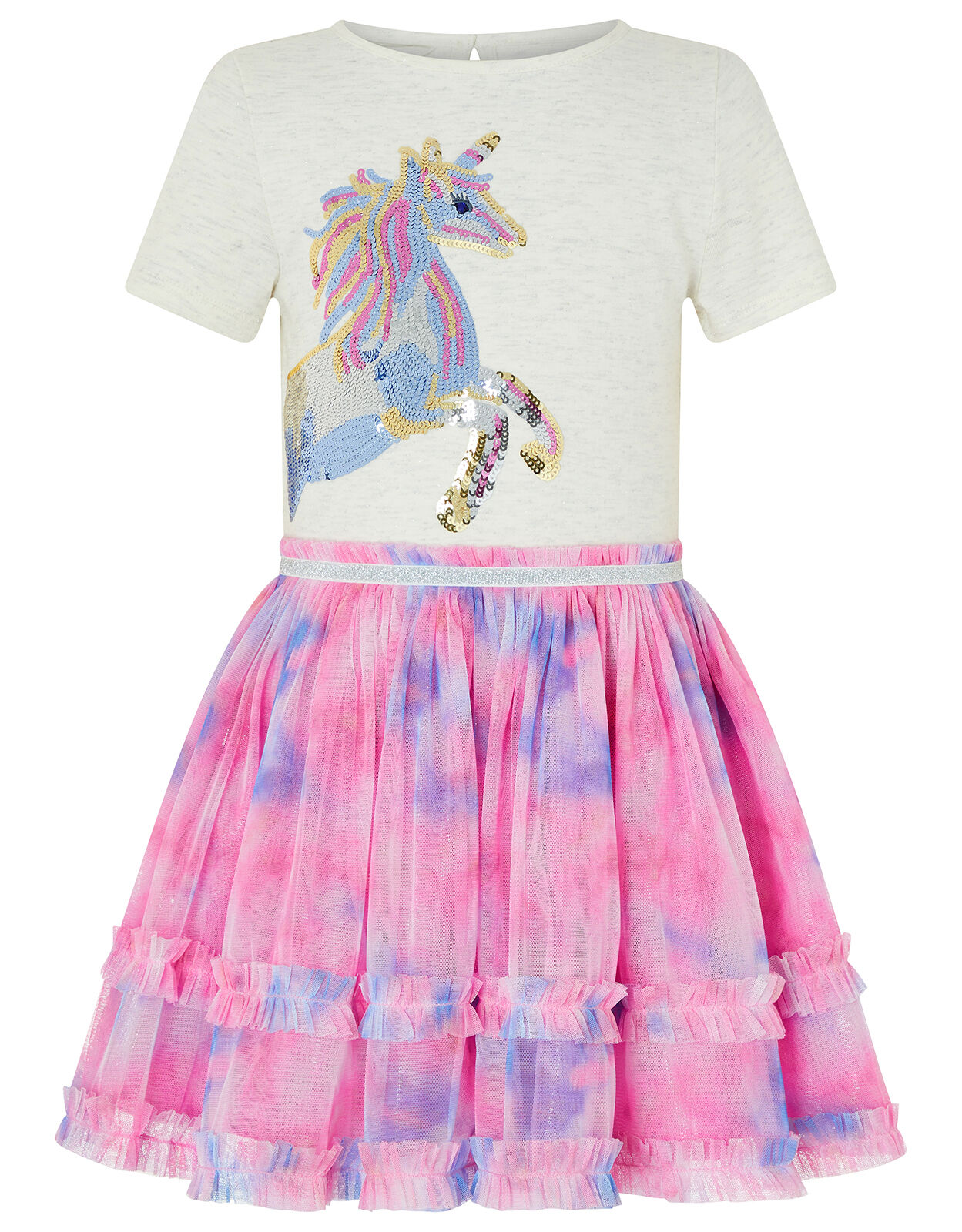 Monsoon girls unicorn dress hotsell