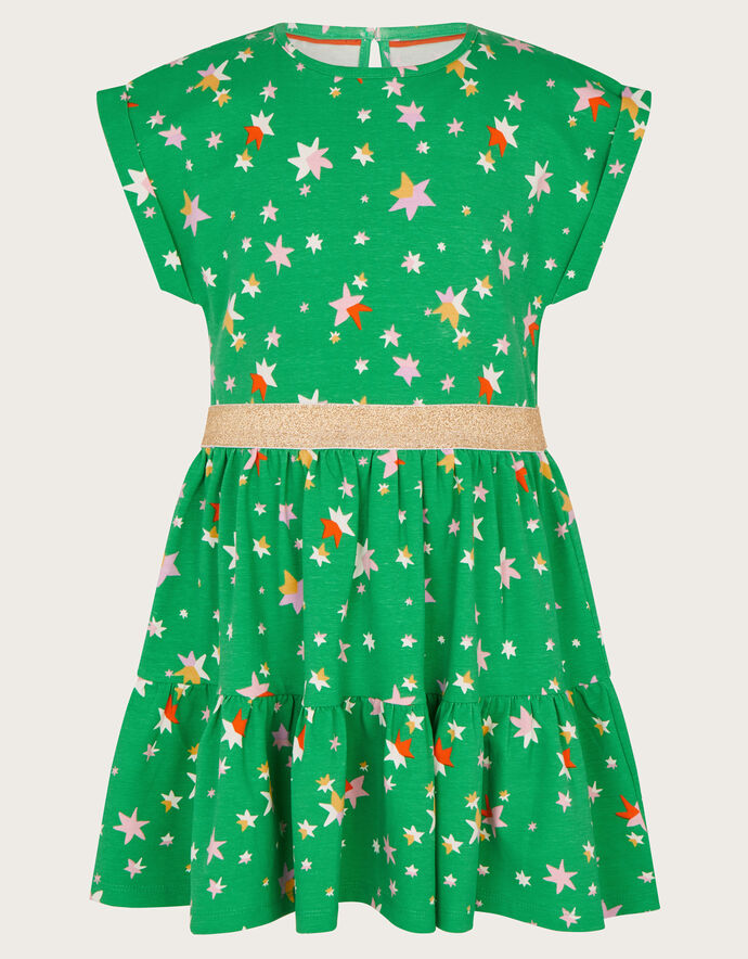 Stazie Dress Dusty Green Patterned