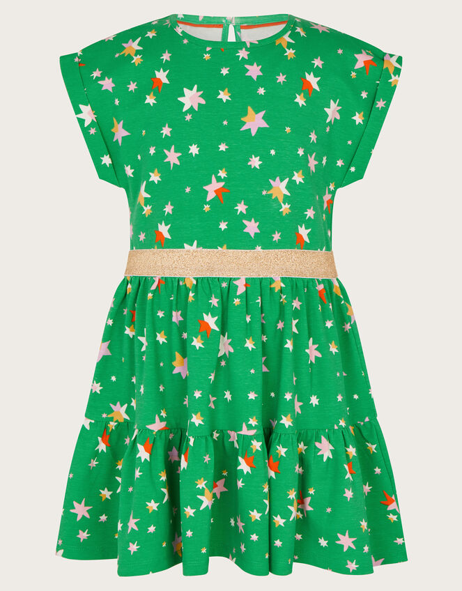 Stacey Star Dress, Green (GREEN), large