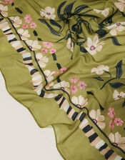 Lou Lightweight Floral Print Scarf, , large