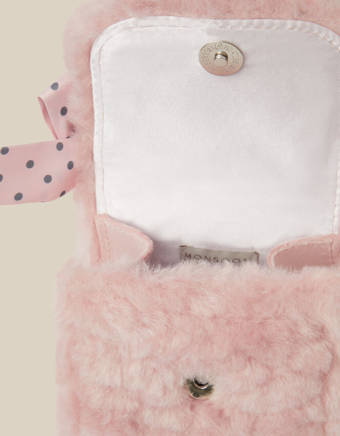 Fluffy Poodle Bow Bag, , large