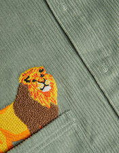 Tiger Cord Shacket WWF-UK Collaboration, Blue (BLUE), large