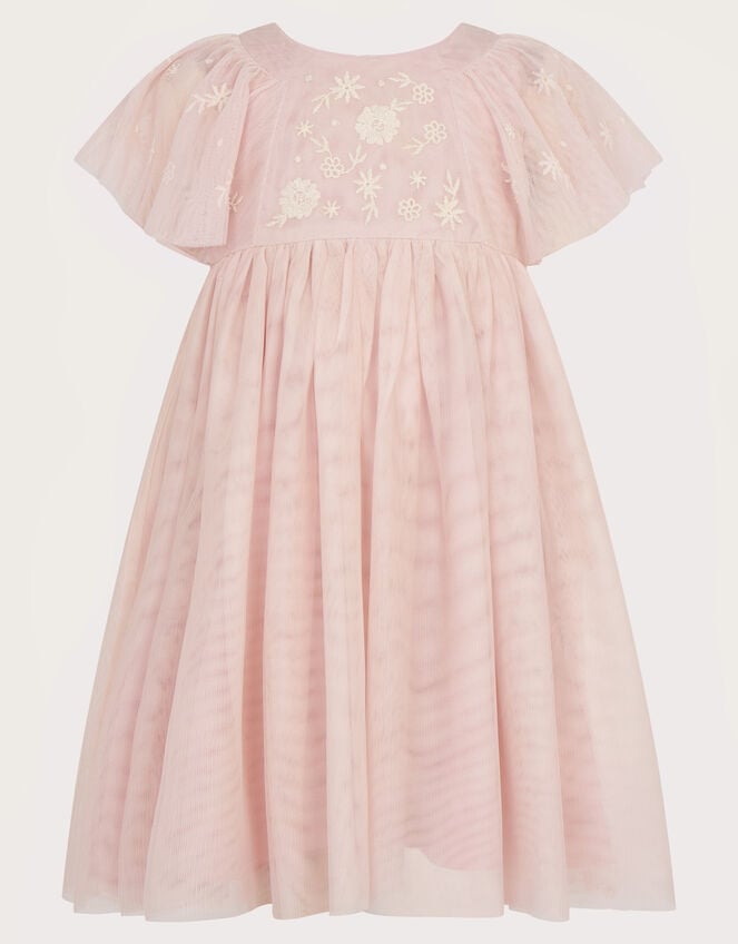 Baby Giselle Floral Dress, Pink (DUSKY PINK), large