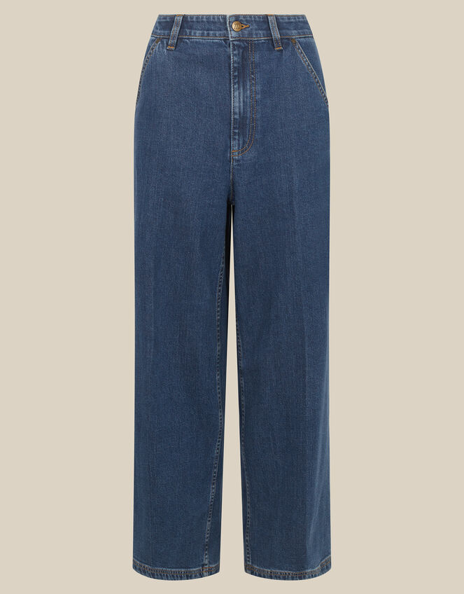 Jojo Wide Leg Jeans, Blue (MID AUTHENTIC BLUE), large