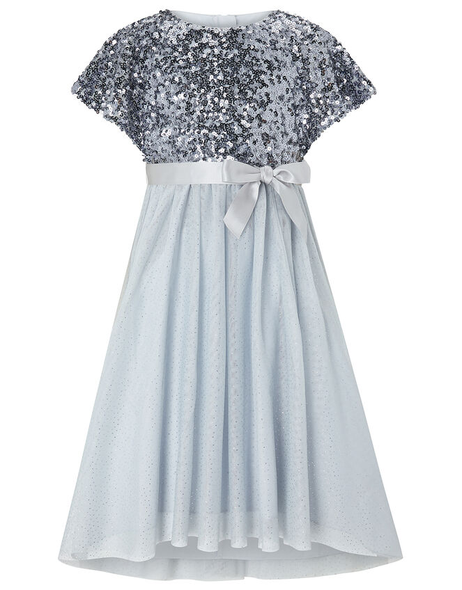 Truth Sequin Sparkle Maxi Dress, Blue (BLUE), large