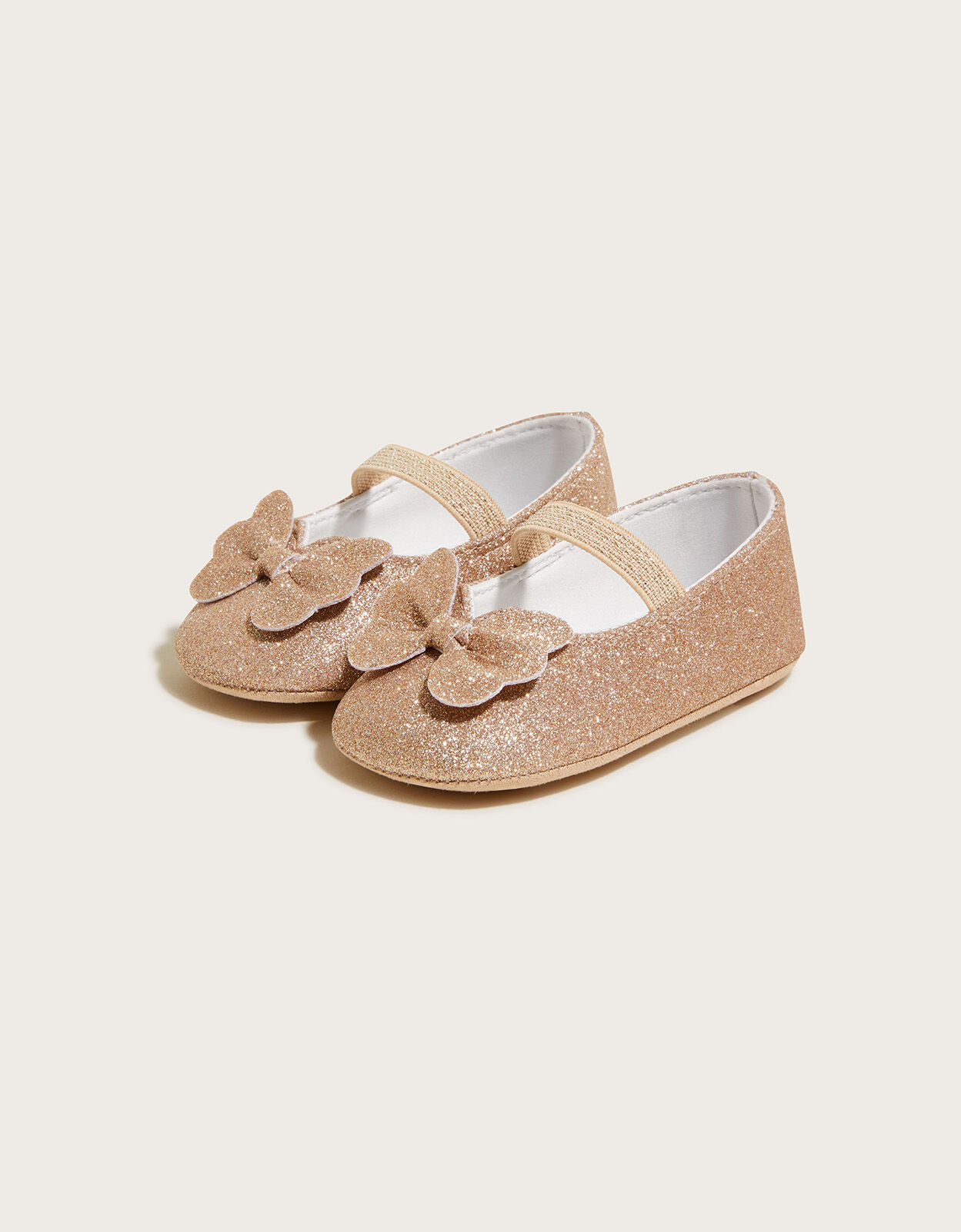 Gold sparkle baby shoes outlet
