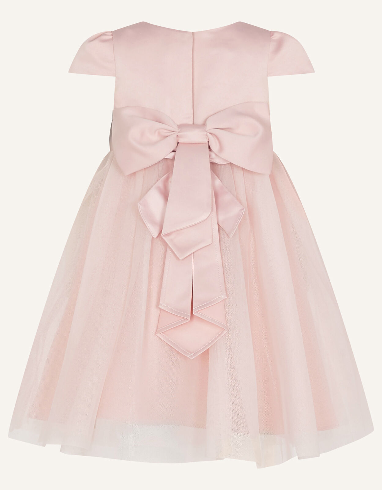 Baby Tulle Bow Bridesmaid Dress Pink Baby Girl Dresses Monsoon UK