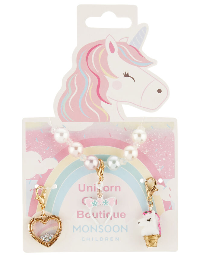 Unicorn Changeable Charm Bracelet, , large
