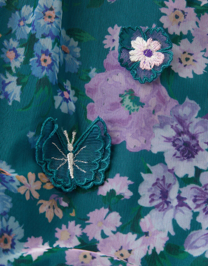 Wildflower Swing Dress, Teal (TEAL), large