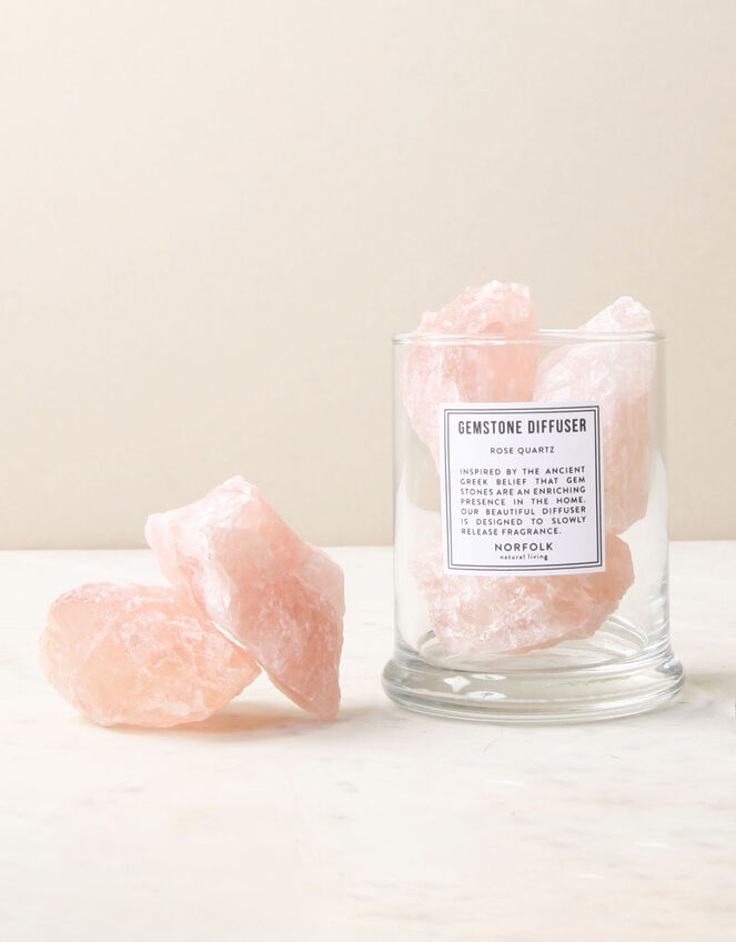 Norfolk Natural Living Rose Quartz Gemstone Diffuser, , large