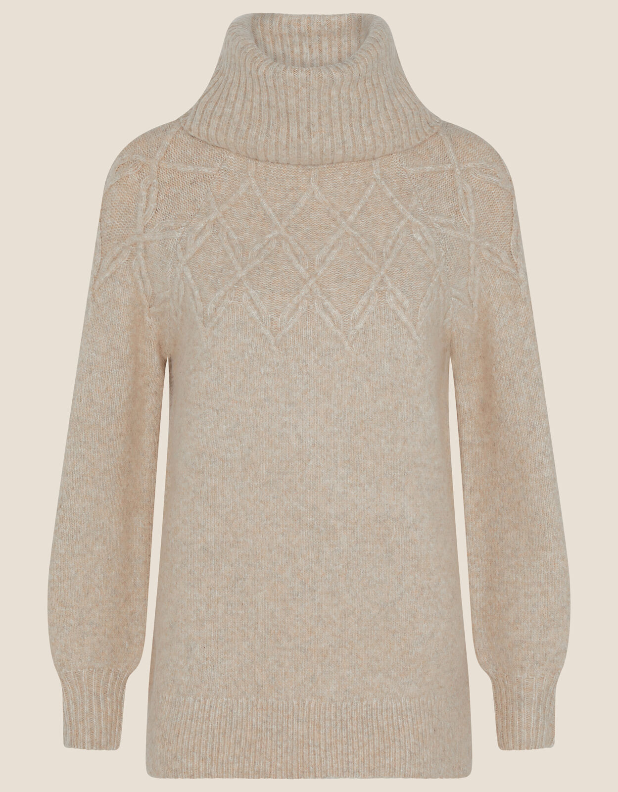 Camel cowl neck jumper outlet