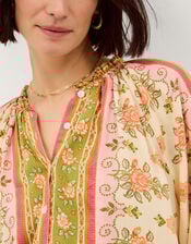 Eline Floral Print Blouse, Ivory (IVORY), large