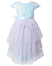 Elsie Sequin Sparkle Party Dress, Blue (BLUE), large