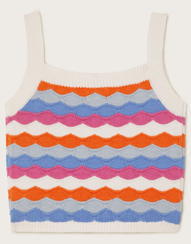 Stripe Knit Top, Multi (MULTI), large