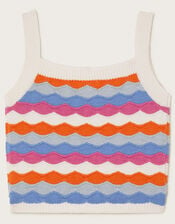 Stripe Knit Top, Multi (MULTI), large