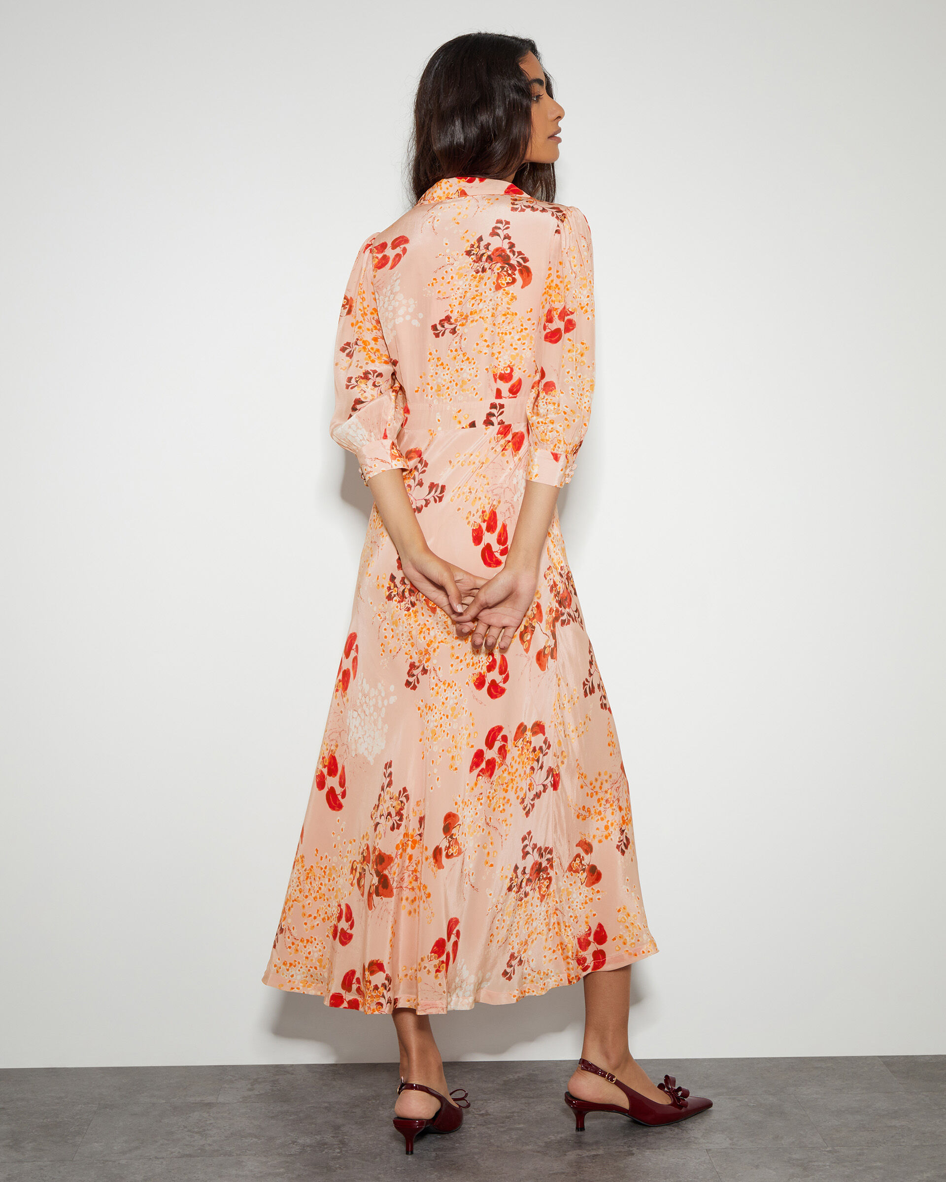 Elise Shirt Dress Pink