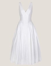 Colette Midi Wedding Dress, Ivory (IVORY), large