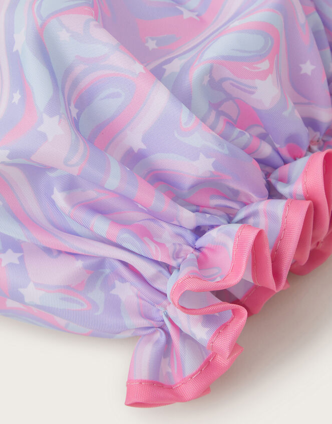 Swirly Star Print Shower Cap, , large
