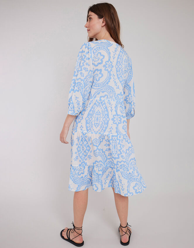 East Norma Print Dress, Blue (BLUE), large