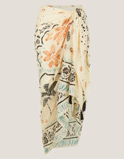 Aleah Tropical Print Sarong, , large