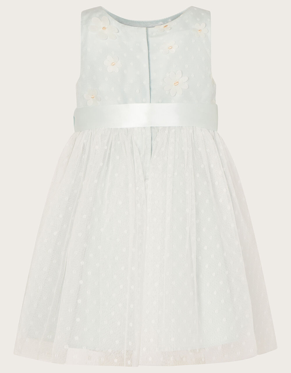 Baby Polka Dot Daisy Dress Blue Baby Girl Dresses Monsoon UK.