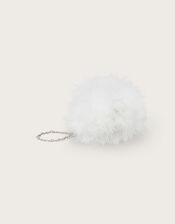 Feather Pom-Pom Bag, , large