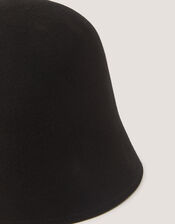 Fae Wool Bucket Hat , Black (BLACK), large
