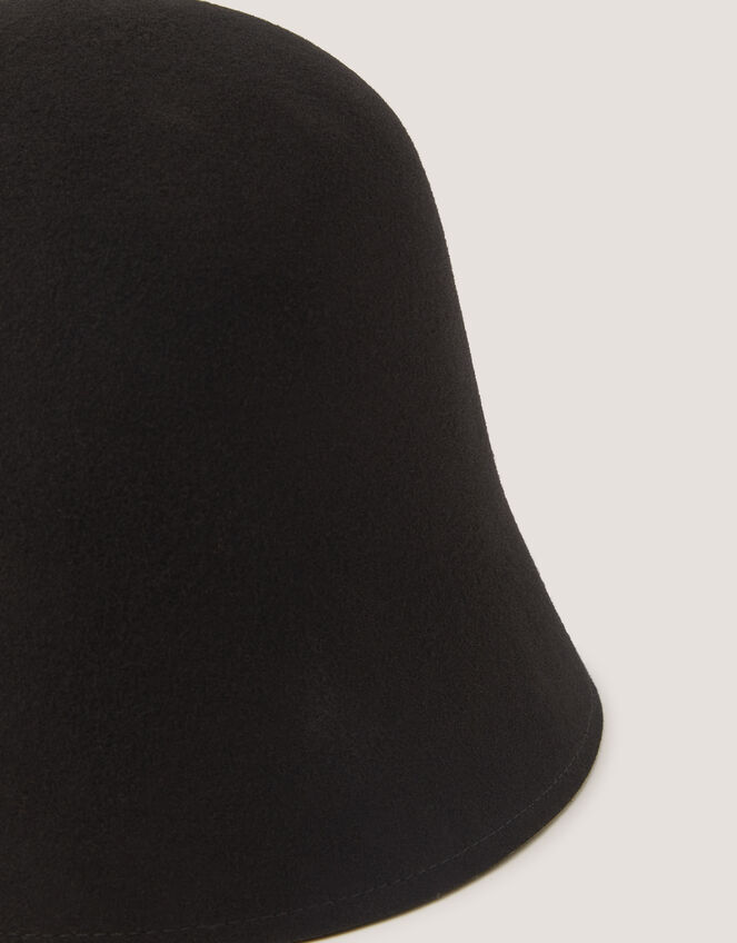 Fae Wool Bucket Hat , Black (BLACK), large