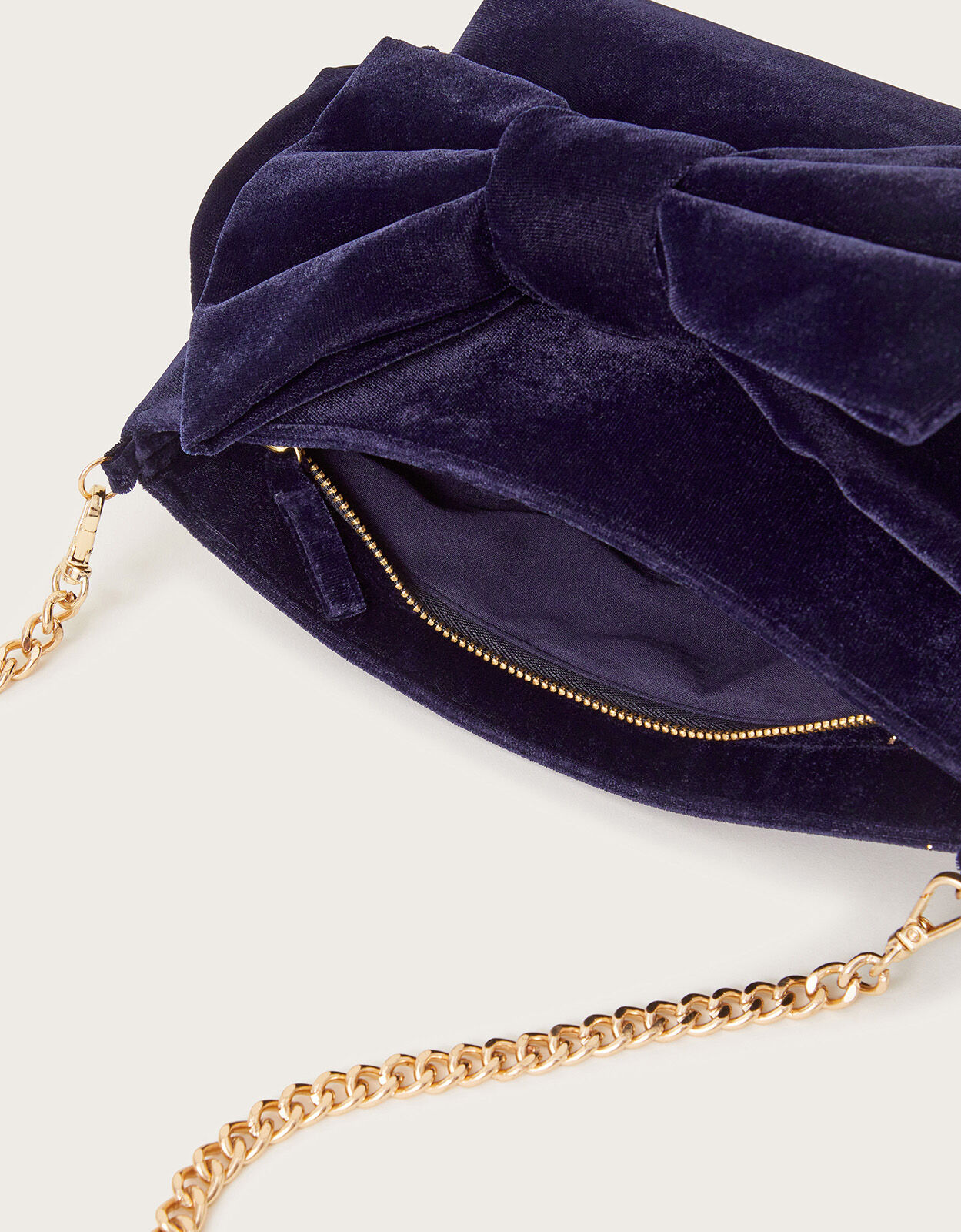 Velvet Bow Clutch