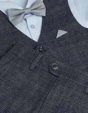 Rufus Check 4-Piece Suit, Grey (GREY), large