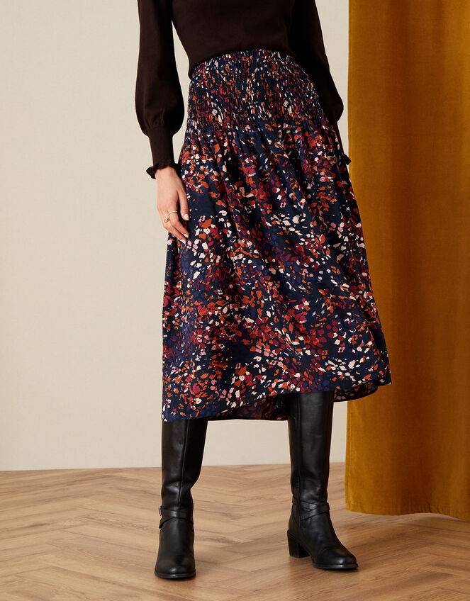 Martini Animal Print Skirt, Black (BLACK), large