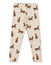 Liewood Marie Leopard Print Leggings, Cream (CREAM), large