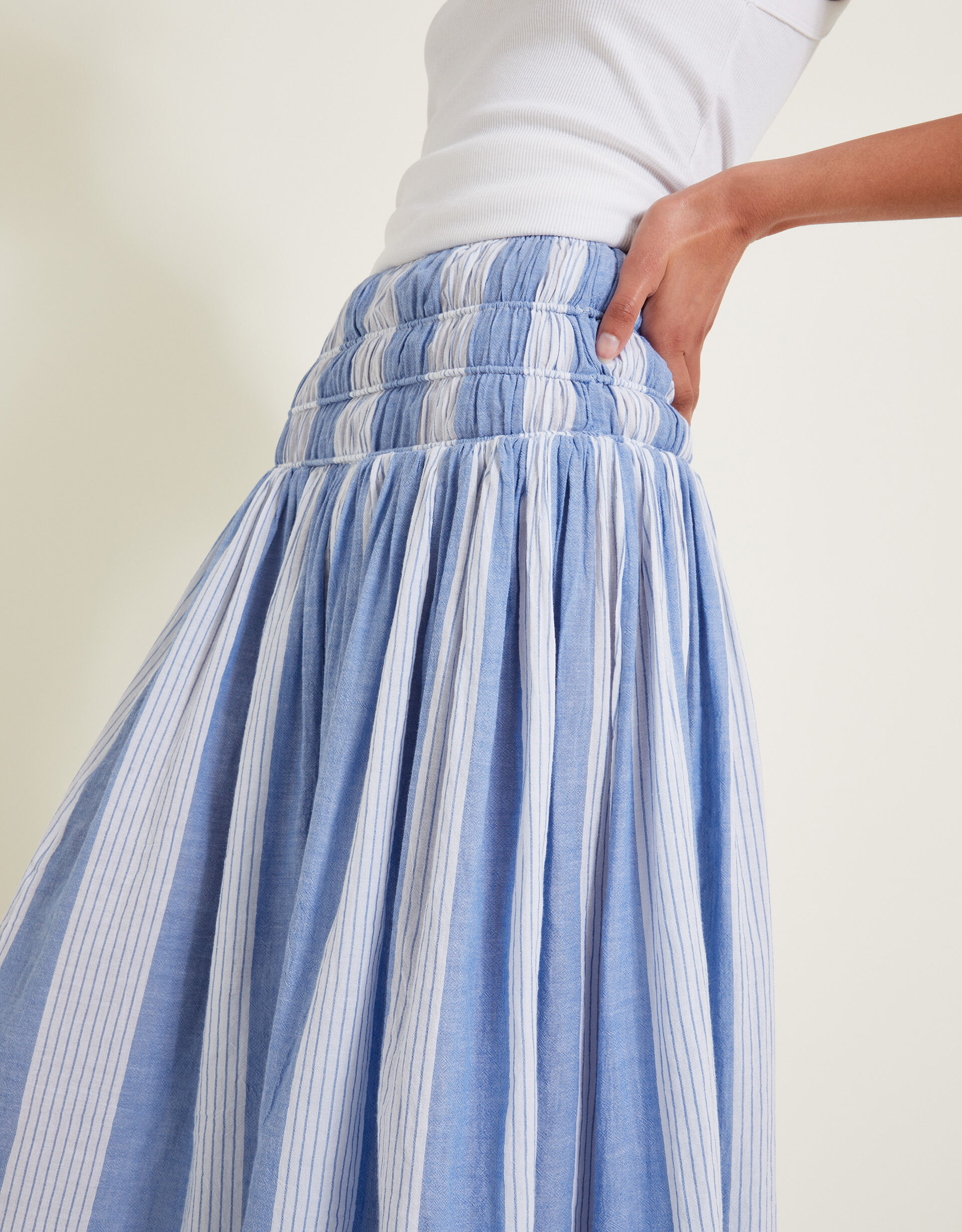 Striped skirt uk hot sale