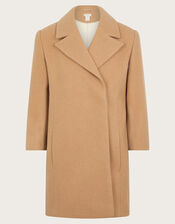 Crombie Coat, Camel (CAMEL), large