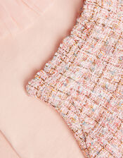 Top and Tweed Shorts Set, Pink (PINK), large