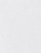 Baby 35 Denier Bridal Spot Tights, White (WHITE), large