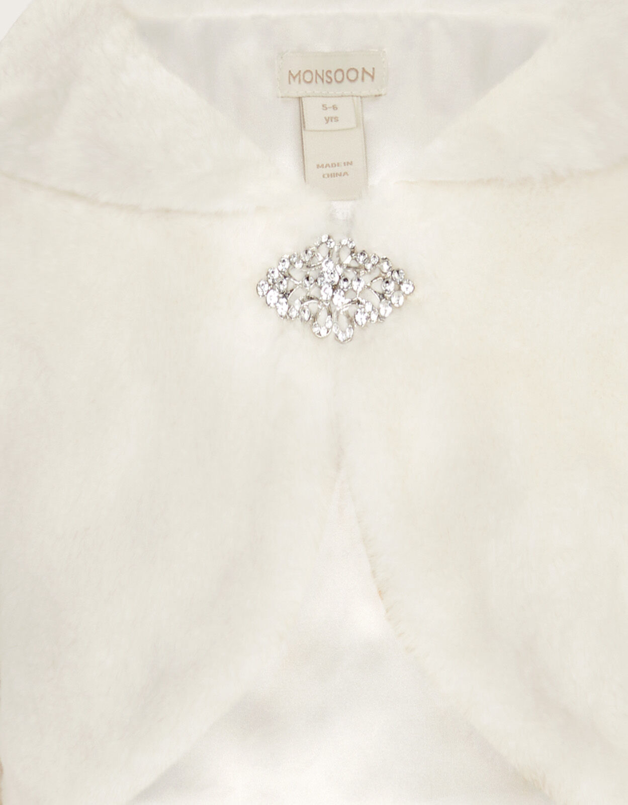 Long sleeve faux fur shrug discount