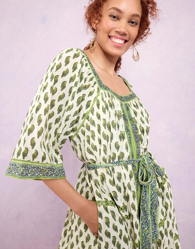 East Harriet Print Dress, Green (GREEN), large