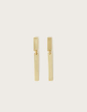 Sibilia Small Brass Stick Earrings, , large
