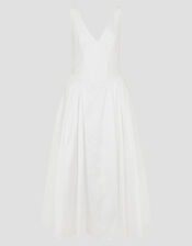 Colette Midi Wedding Dress, Ivory (IVORY), large
